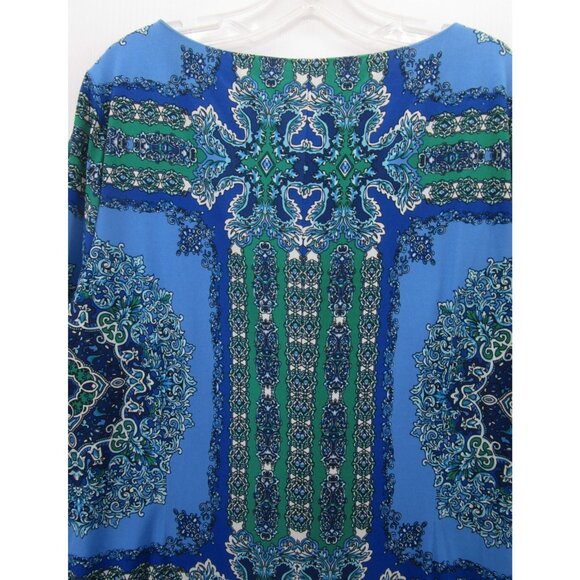 Laundry by Shelli Segal Dress Large Tunic Shift Baroque Floral Lined - Picture 8 of 12